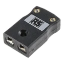 RS PRO Thermocouple Connector for Use with Type J Thermocouple, BS Standard 455-9506