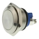 Schurter MCS ES 18 Series Push Button Switch, Momentary Operation, Through Hole Mount, 19 mm Cutout, SPST Contact 1301.9560