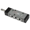 Norgren Pneumatic Solenoid Valve Aluminium Body 5 Ports 10 Bar Max Operating Pressure Solenoid G V61B513A-A2000