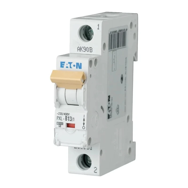 Eaton xPole PXL Miniature Circuit Breaker 1-Pole 13A Type B 400V AC 48V DC 10 kA Breaking Capacity 236031 PXL-B13/1