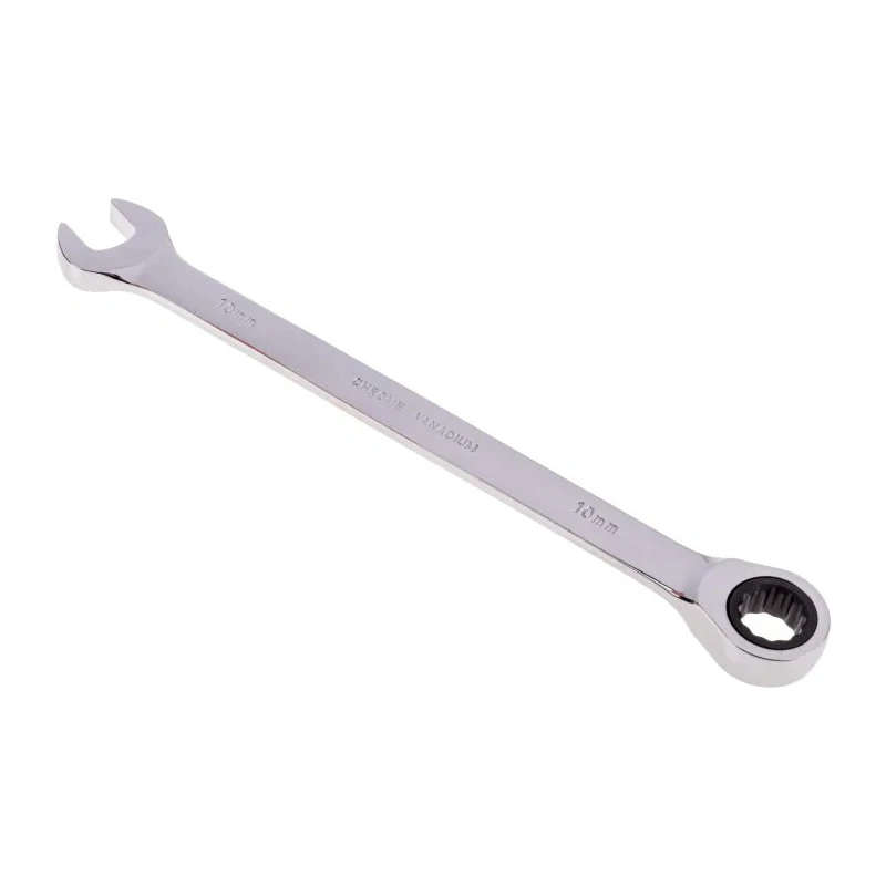 RS PRO Combination Ratchet Spanner 10 mm, 160mm Overall 487-056
