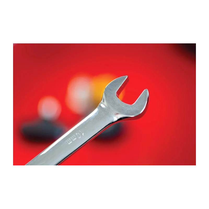 RS PRO Combination Ratchet Spanner 10 mm, 160mm Overall 487-056