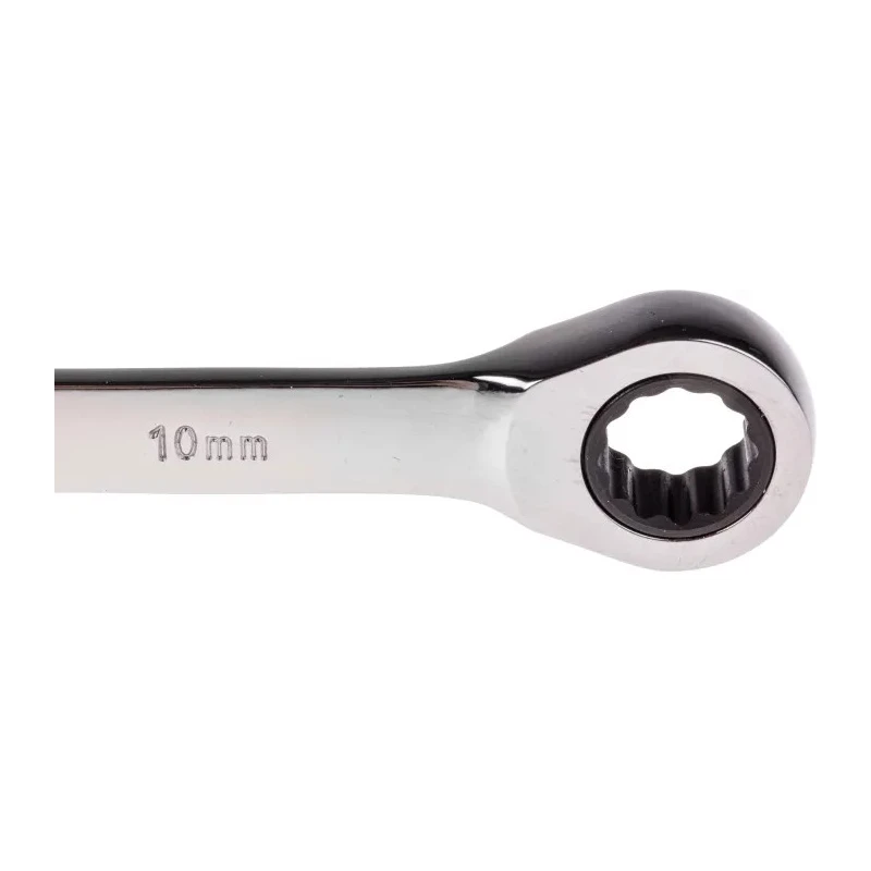RS PRO Combination Ratchet Spanner 10 mm, 160mm Overall 487-056