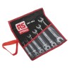 RS PRO 6-Piece Chrome Vanadium Alloy Steel Double Headed Open End Spanner Set Imperial Sizes 487-062
