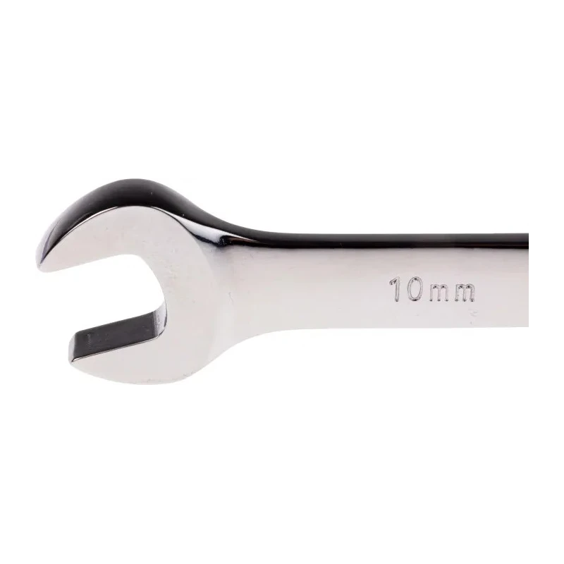 RS PRO Combination Ratchet Spanner 10 mm, 160mm Overall 487-056