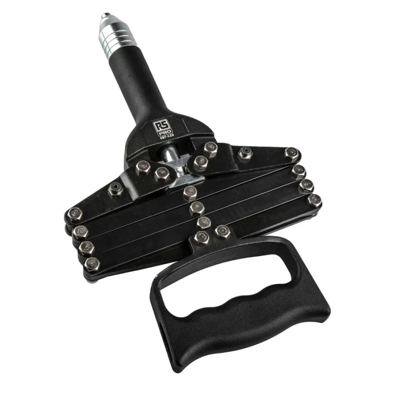 RS PRO Lazy Tong Riveter Die Cast Aluminium 2.4-4.8mm Rivet Size 487-129