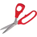 RS PRO 200mm Stainless Steel Heavy Duty Scissor with Red Thermoplastic Rubber Injection Handle 487-101
