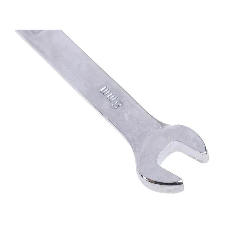 RS PRO Combination Ratchet Spanner 8 mm, Chrome Vanadium Steel, 1 mm Overall Length 487-208