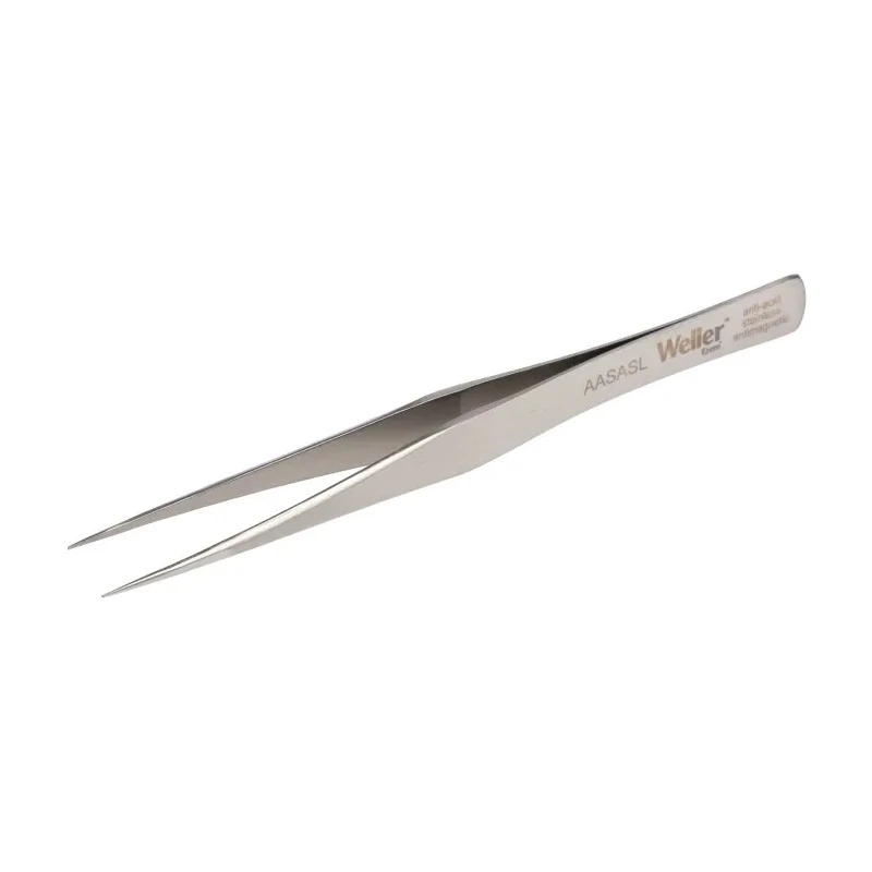 Weller Erem Stainless Steel Pointed Tweezer 5in Anti-Magnetic, Anti-Acid AASASL