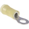 TE Connectivity PIDG Insulated Ring Terminal M5 Stud Size 12 AWG 10 AWG Wire Size Yellow 130171