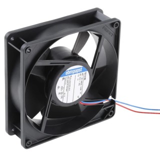 ebm-papst 5200 N Series High Performance Ball Bearing Axial Fan 48V DC 9.6W 252 m³/h 3650 RPM 127 mm 38 mm 5218NH