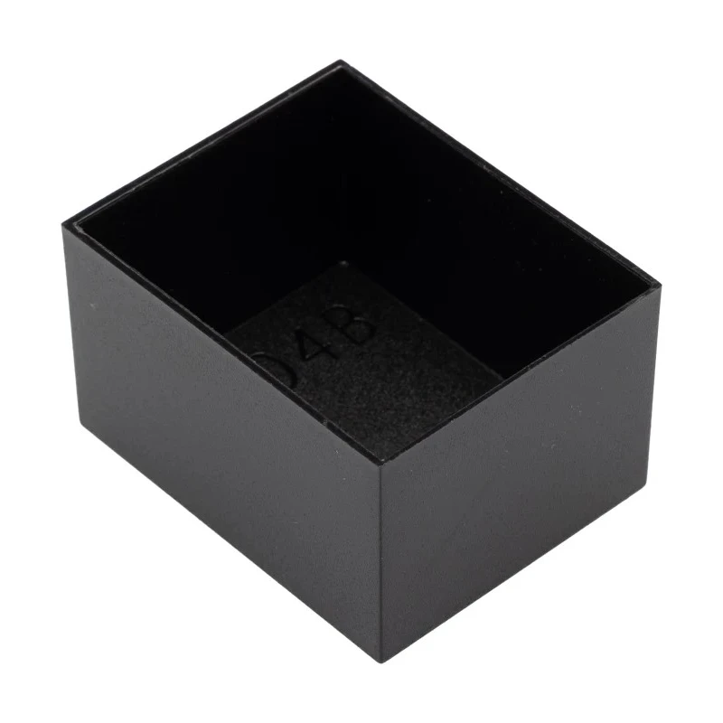 CAMDENBOSS Lid Black ABS Potting Box 50 mm Length 40 mm Width 30 mm Height Zinc Plated Finish RTM104-BLK
