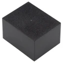 CAMDENBOSS Lid Black ABS Potting Box 50 mm Length 40 mm Width 30 mm Height Zinc Plated Finish RTM104-BLK