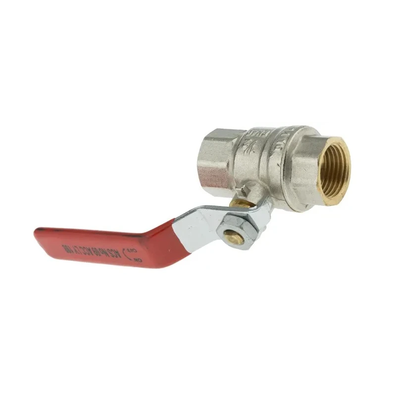 Sferaco Brass Threaded Full Bore Ball Valve BSP 40 bar Steel Handle PN4400 509004