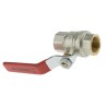 Sferaco Brass Threaded Full Bore Ball Valve BSP 40 bar Steel Handle PN4400 509004