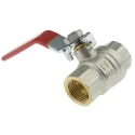 Sferaco Brass Threaded Full Bore Ball Valve BSP 40 bar Steel Handle PN4400 509004