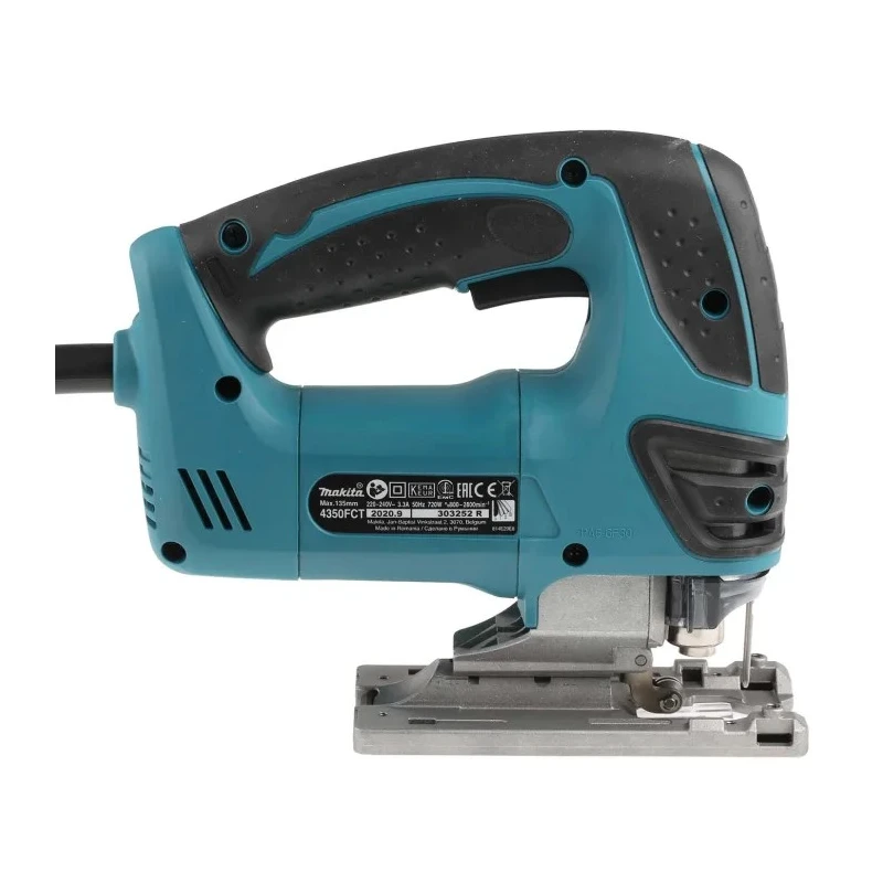 Makita 430 Series Corded Jig Saw 240V, 720W, 2800 SPM, 26mm Stroke Length 4350FCT