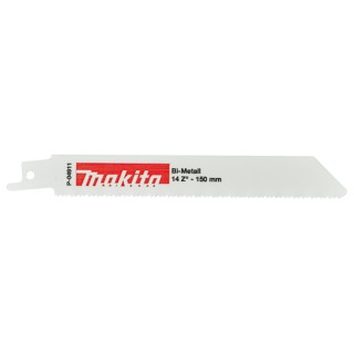 Makita Reciprocating Saw Blade Bi-Metal for Metal Cutting 100 mm, 14 Teeth Per Inch, 5-Piece Set P-04911