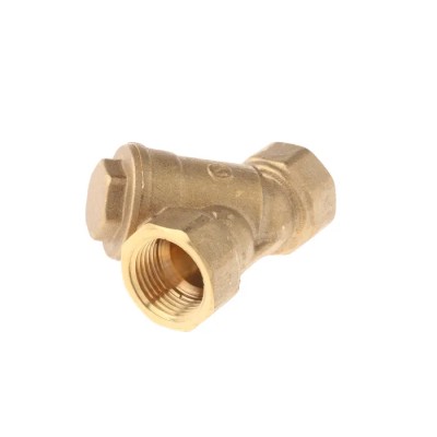 Sferaco Brass Y Strainer with Stainless Cartridge 1/2 in Connection Size 206004