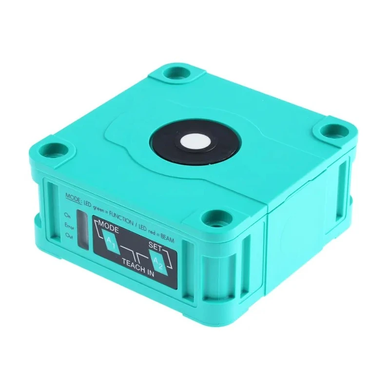 Pepperl + Fuchs Block Ultrasonic Proximity Sensor M12 x 1 Thread 500 mm Detection 4 to 20 mA Output 30 V DC UB500-F42-I-V15