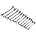 RS PRO 12-Piece Ratchet Spanner Set, 8 To 19 mm, Chrome Vanadium Steel 487-280