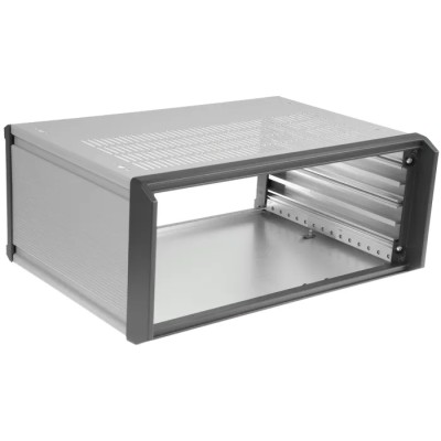 nVent SCHROFF 3 U 19 in Rack Mount Case PropacPRO Ventilated Aluminium Grey White 14576-141