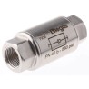 Legris 316L Stainless Steel BSP Female Non Return Valve G Thread 180°C Maximum Operating Temperature 4890 17 17