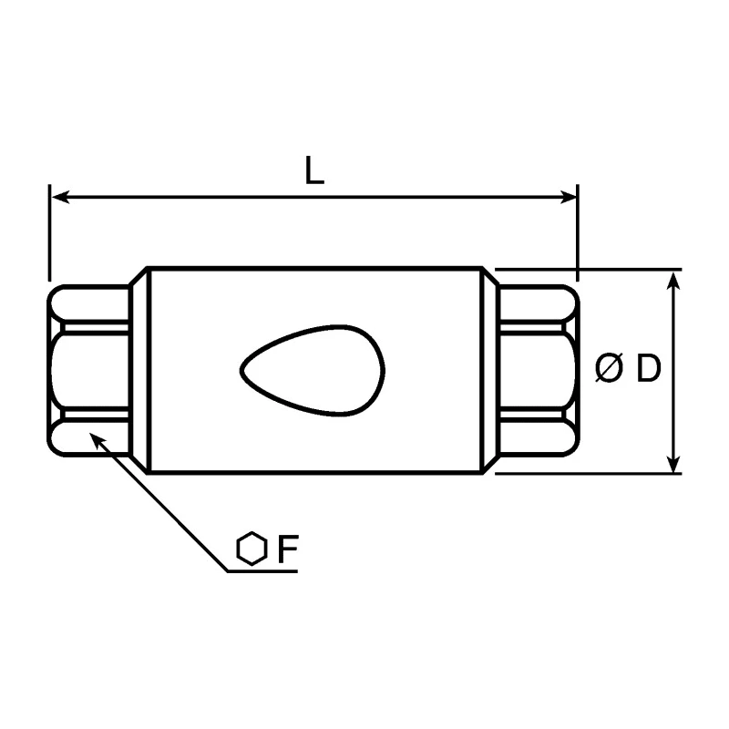 Legris 316L Stainless Steel BSP Female Non Return Valve G Thread 180°C Maximum Operating Temperature 4890 17 17