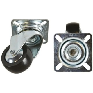 Tente Industrial Castor Swivel Wheel 60 mm Diameter, 50 kg Load Capacity, Polypropylene 1670UOO060P40PAF