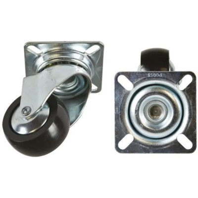 Tente Industrial Castor Swivel Wheel 60 mm Diameter, 50 kg Load Capacity, Polypropylene 1670UOO060P40PAF
