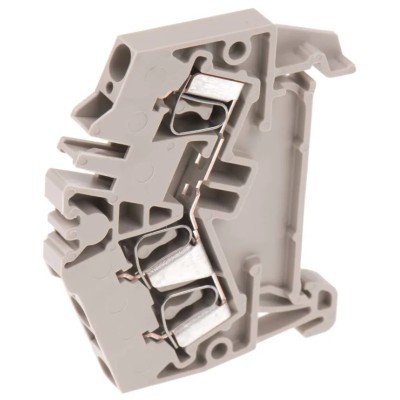 Weidmüller ZDU Series Feed Through Terminal Block Beige 2.5mm² 1-Level Clamp 1706010000