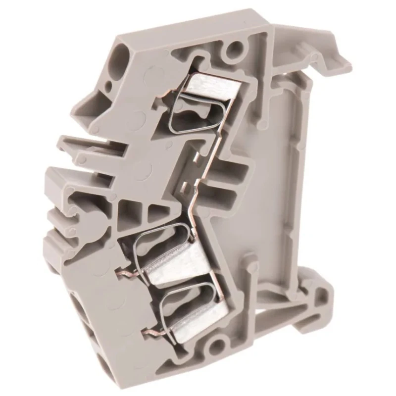 Weidmüller ZDU Series Feed Through Terminal Block Beige 2.5mm² 1-Level Clamp 1706010000
