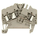Weidmüller ZDU Series Feed Through Terminal Block Beige 2.5mm² 1-Level Clamp 1706010000