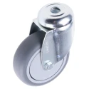 Tente Swivel Castor 75 kg Load Capacity 75 mm Wheel Diameter Rubber Wheel 2470PJP075P30-11