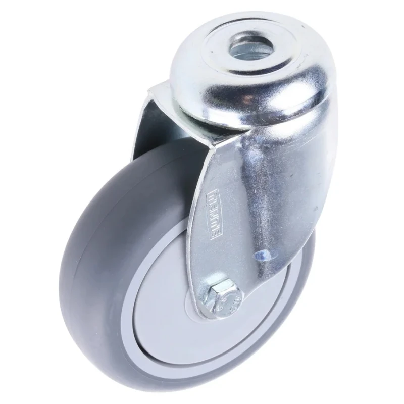 Tente Swivel Castor 75 kg Load Capacity 75 mm Wheel Diameter Rubber Wheel 2470PJP075P30-11