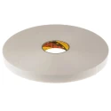 3M SCOTCH White Foam Tape Double Sided Polyethylene Backing 25mm x 66m 1.15mm Thickness 3M 9546 25mm x 66m