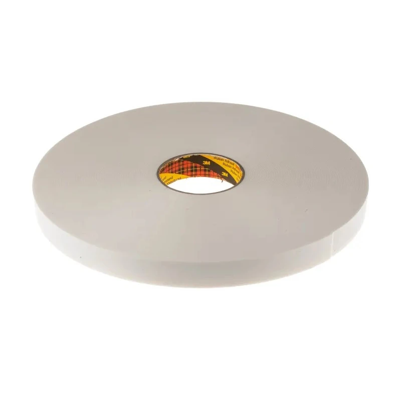 3M SCOTCH White Foam Tape Double Sided Polyethylene Backing 25mm x 66m 1.15mm Thickness 3M 9546 25mm x 66m