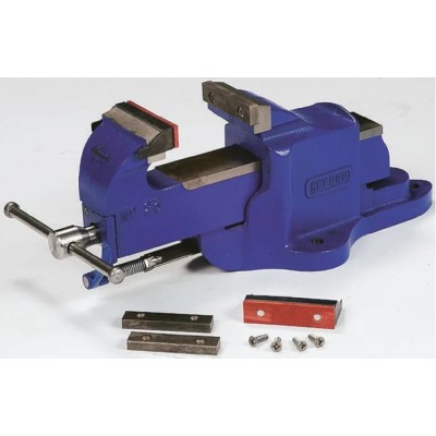 Record Heavy-Duty Bench Vice with Quick-Release Mechanism 85 mm Jaw Depth, 110 mm Jaw Width, 165 mm Jaw Opening, Bolt 23ZR