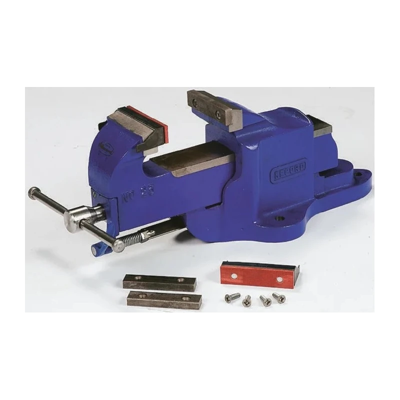 Record Heavy-Duty Bench Vice with Quick-Release Mechanism 85 mm Jaw Depth, 110 mm Jaw Width, 165 mm Jaw Opening, Bolt 23ZR