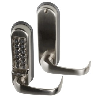 Codelock Stainless Steel Mechanical Code Lock Right Hand Lever 177mm x 48mm Housing 35-60mm Door Thickness 515 SS