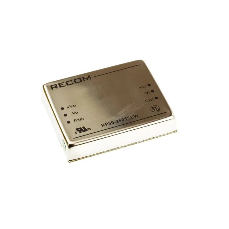 Recom RP30 EW DC/DC Converter, 5V DC, 6 A Output, 24V DC Input, 30 W Power, Through Hole Mount, 85°C Max Temp RP30