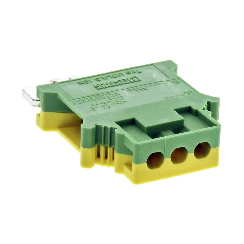 Phoenix Contact 2-Way USLKG 16 N Earth Terminal Block, 16mm², 12AWG, 4 AWG Wire, Screw Terminal, Polyamide Housing 0443023
