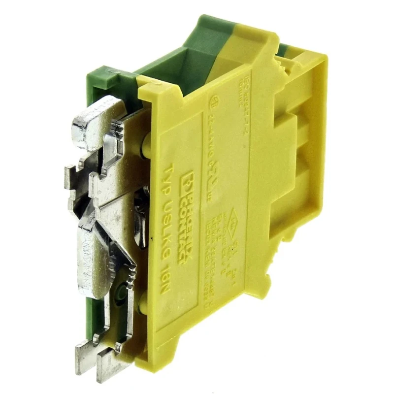 Phoenix Contact 2-Way USLKG 16 N Earth Terminal Block, 16mm², 12AWG, 4 AWG Wire, Screw Terminal, Polyamide Housing 0443023