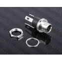 RS PRO DC Power Socket 5A 12V Panel Mount Straight Female Connector, Length 21.3 mm, Nickel Plated 487-842