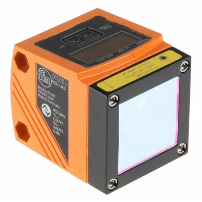 ifm electronic Background Suppression Distance Sensor, Block Sensor, 1 mm to 75 m Detection Range, PNP Output, IP67 O1D106