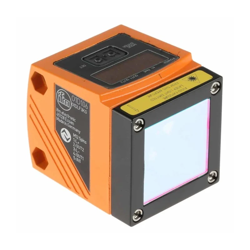 ifm electronic Background Suppression Distance Sensor, Block Sensor, 1 mm to 75 m Detection Range, PNP Output, IP67 O1D106