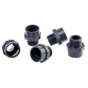 Georg Fischer Plastic Pipe Fitting Straight Threaded 1 in Grey PVC-U 50mm Length 721911708
