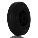 Tente Black Rubber Trolley Wheel with Polypropylene Hub, Roller Bearing, 125mm Diameter, 37mm Width, Load PVR125/37X12LM48