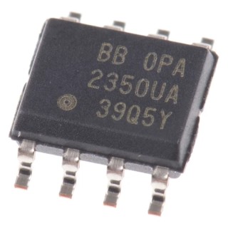Texas Instruments Operational Amplifier 38 MHz 2-Channel 8-Pin SOIC Surface Mount 3-5.5V OPA2350UA