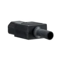 Bulgin IEC Connector C13 Straight Cable, 250V Voltage, 10A Current, Male, Screw Terminated PX0587